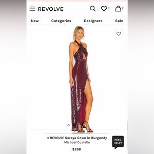 Michael Costello Soraya Gown